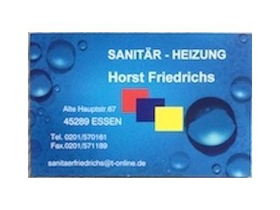 Sanitär - Heizung Horst Friedrichs