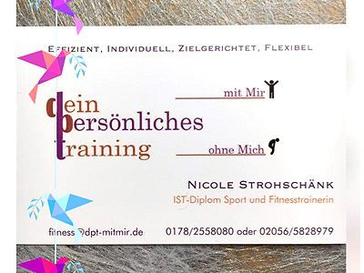 dein persönliches training Nicole Strohschänk