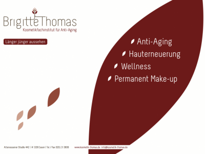 Brigitte Thomas Kosmetikfachinstiut für Anti-Aging